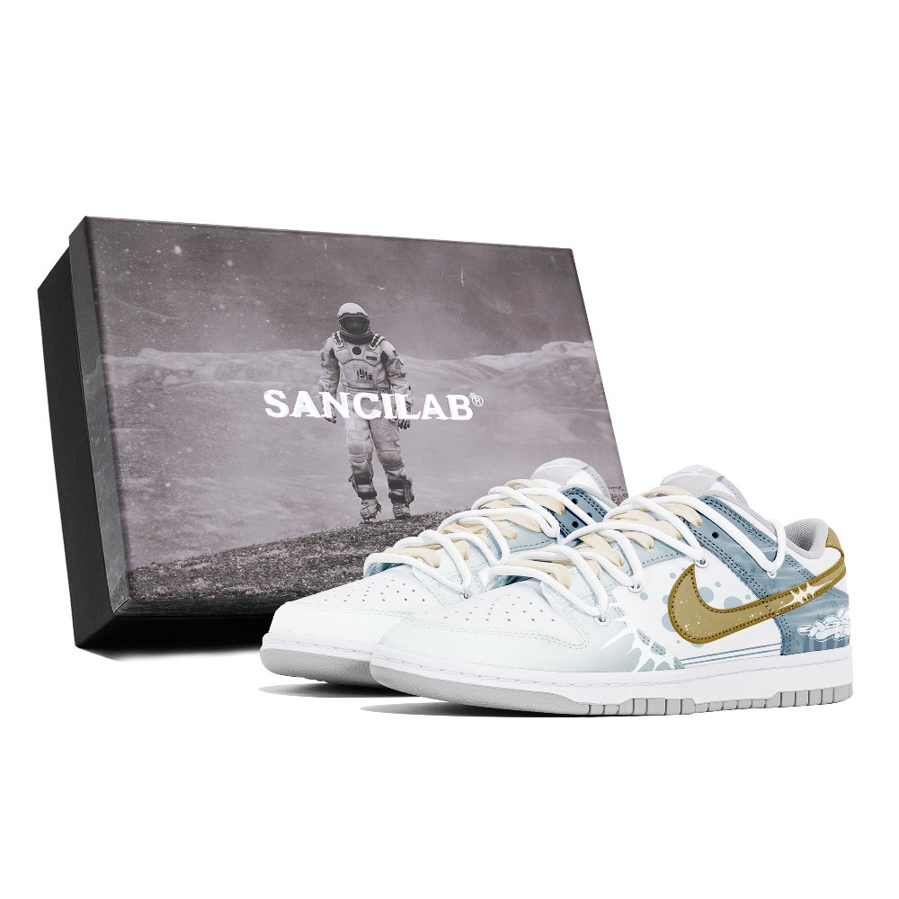 Nike Dunk Skateboard Shoes Unisex Low top Blue