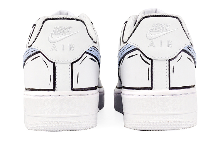 Nike Air Force 1 Skateboard Shoes Women's White Blue купить в интернет-магазине Yoocart с быстрой доставкой по России.