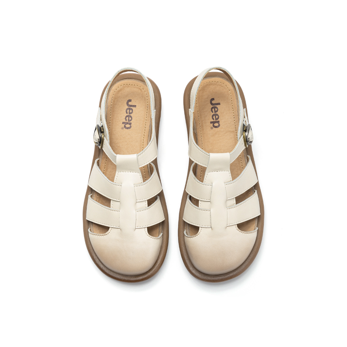 Jeep Beach Sandals Women's Ecru купить в интернет-магазине Yoocart с быстрой доставкой по России.