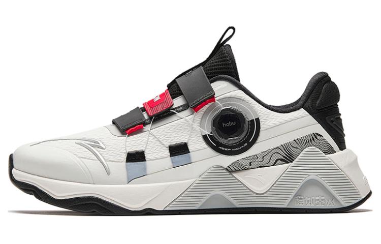 Anta Stable As A Mountain Pro Wear-Resistant Support Low-Top Training Shoes Men's White Gray