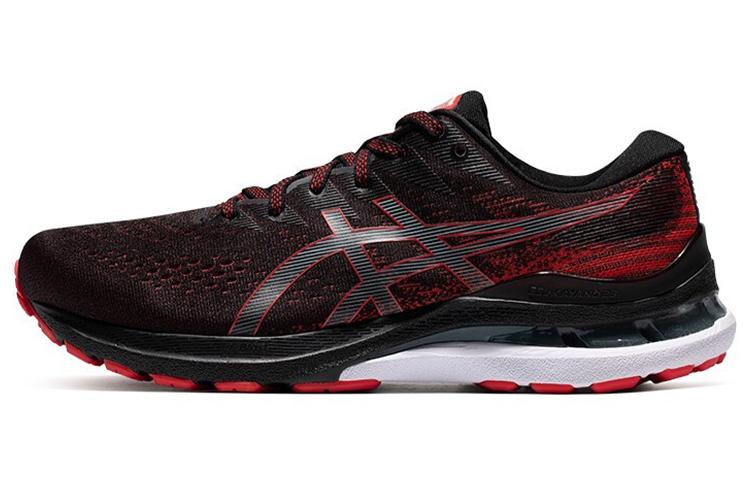 Asics Gel Kayano 28 Black Electric Red White