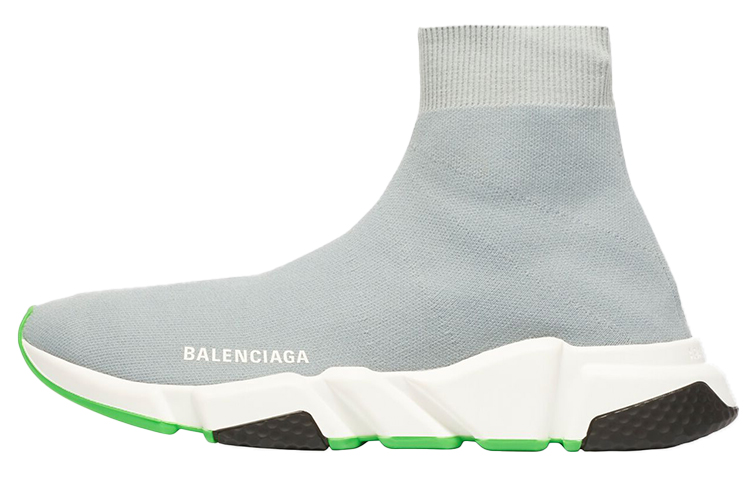 Balenciaga Speed Trainer Gray Green