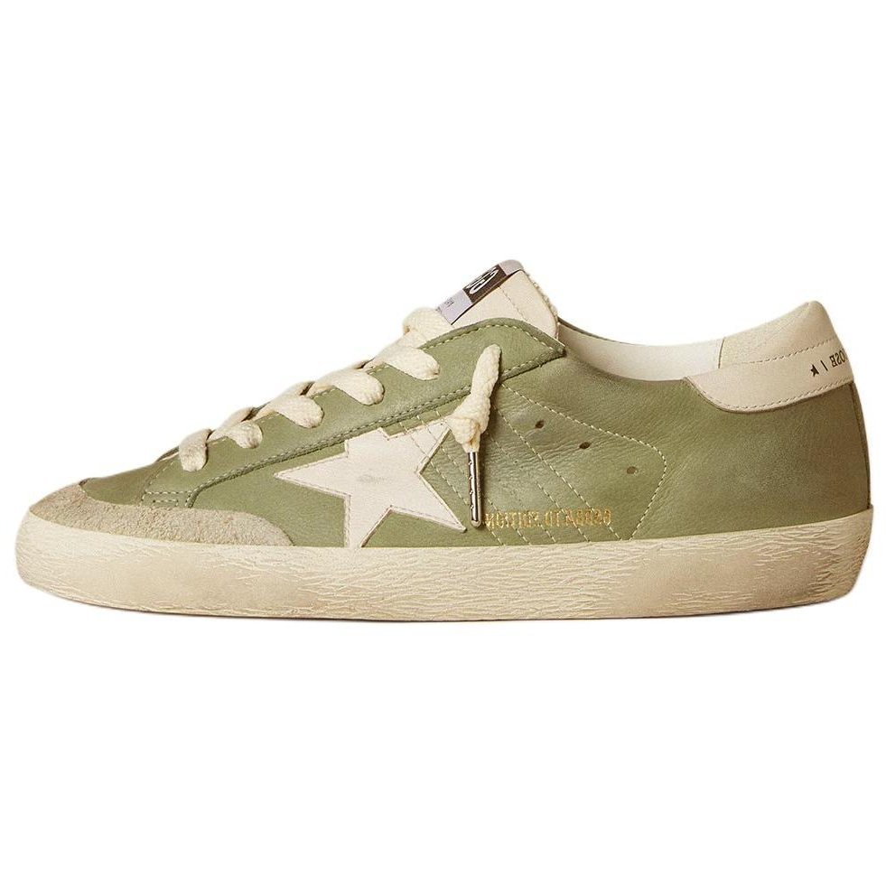 Golden Goose Super Star Low Top Skateboard Shoes Women's Green