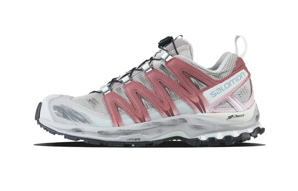 SALOMON XA PRO 3D Ink Chen Shock Absorbers Slip Resistant Low top Outdoor Shoes Unisex Red Black