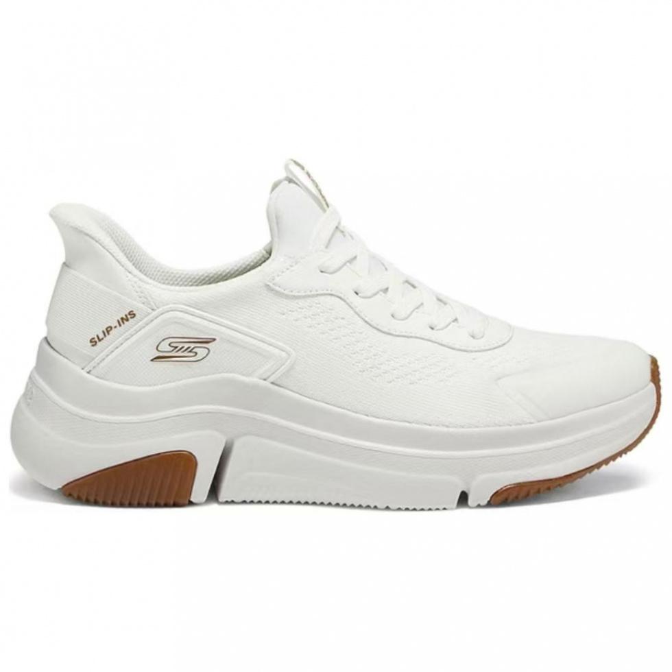 Skechers Bob's Anti-Slip Wear-Resistant Low-Top Casual Shoes Men's White