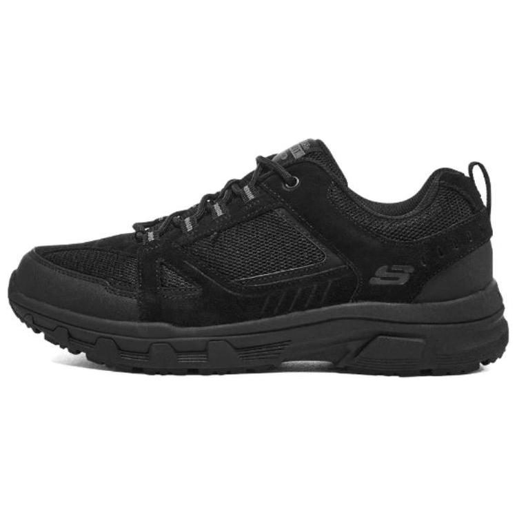 Skechers Cushioning Wear-Resistant Low-Top Casual Shoes Men's Black