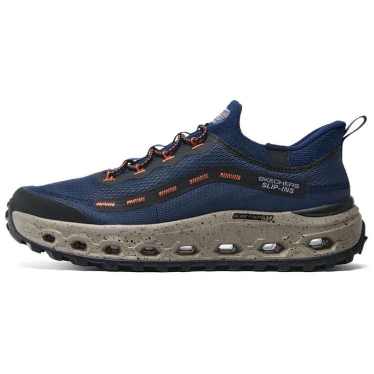 Skechers OUTDOOR Low Top Outdoor Shoes Men's Blue Orange