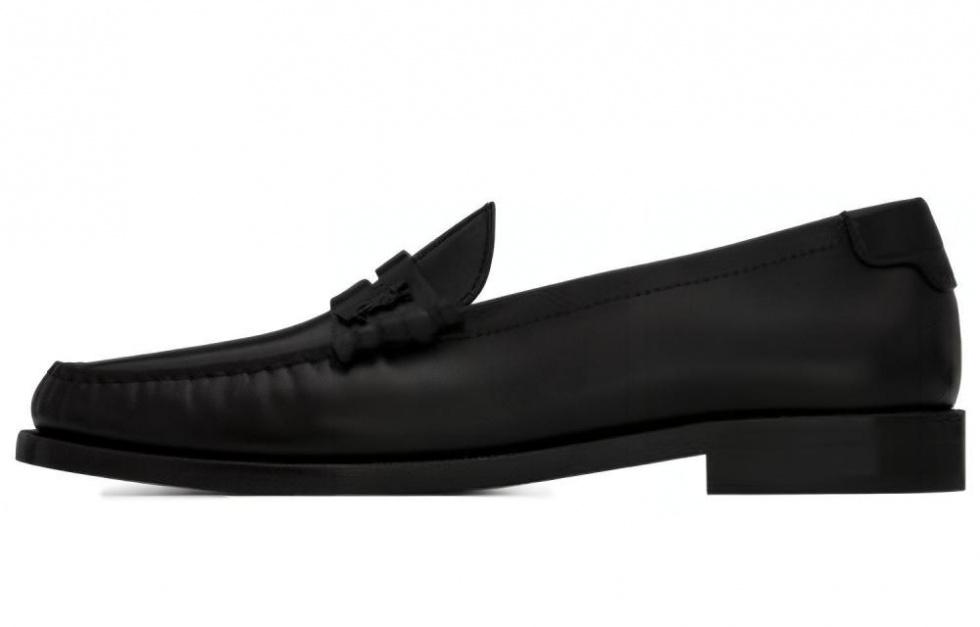 SAINT LAURENT Monogram Penny Loafers Women's