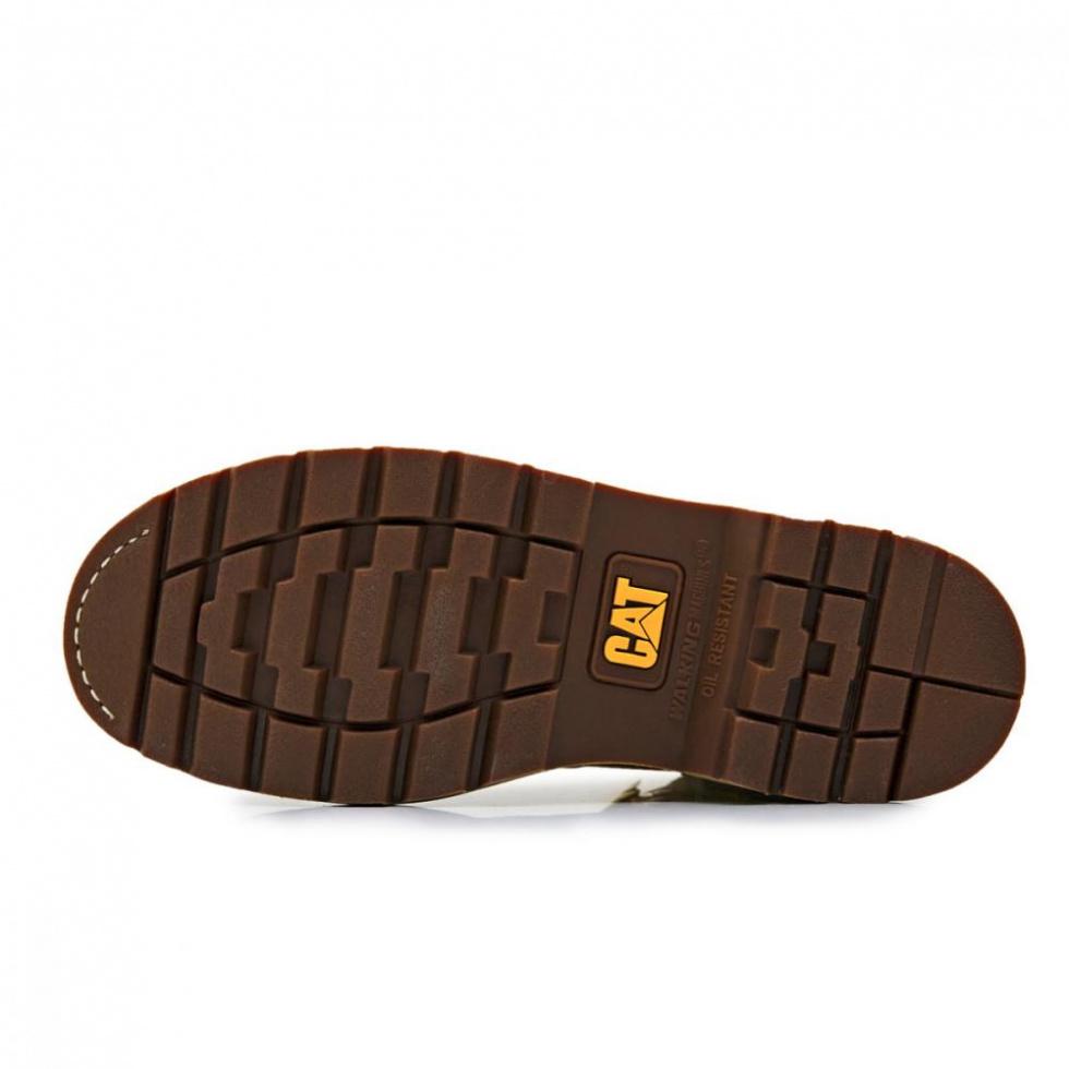 CAT Breathable Wear Resistant Cushioning Slip Resistant Short Outdoor Boots Men's Brown Yellow купить в интернет-магазине Yoocart с быстрой доставкой по России.