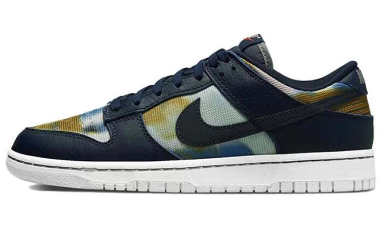 Nike Dunk Low Low-Top Skateboard Shoes Men's Gray Blue купить в интернет-магазине Yoocart с быстрой доставкой по России.