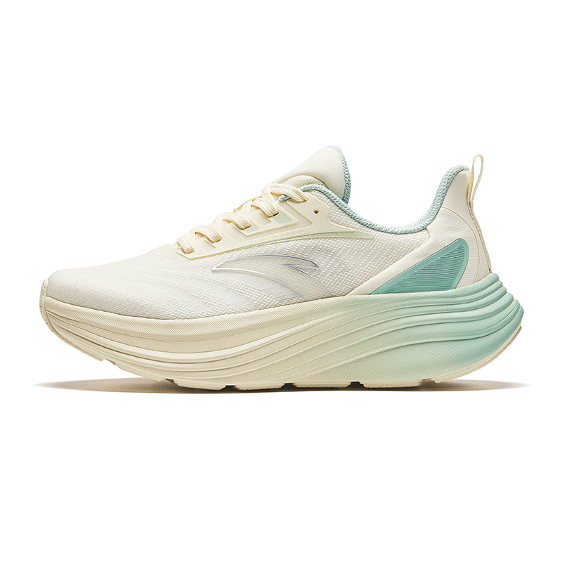 Anta Height Increasing Breathable Low-Top Running Shoes Women's White Cyan