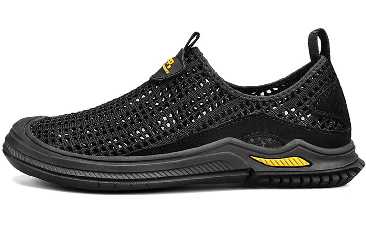 Jeep Breathable And Wear resistant River Trekking Shoes Men's Black