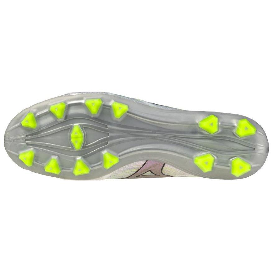 Mizuno Anti Slip Wear Resistant Soccer Shoes Unisex Silver Green