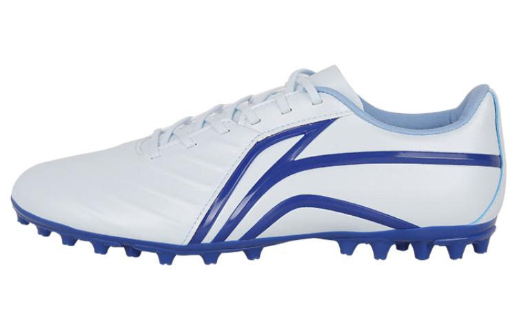 LiNing MG Cushioning Anti-Slip And Wear-Resistant Soccer Shoes Men's Blue White
