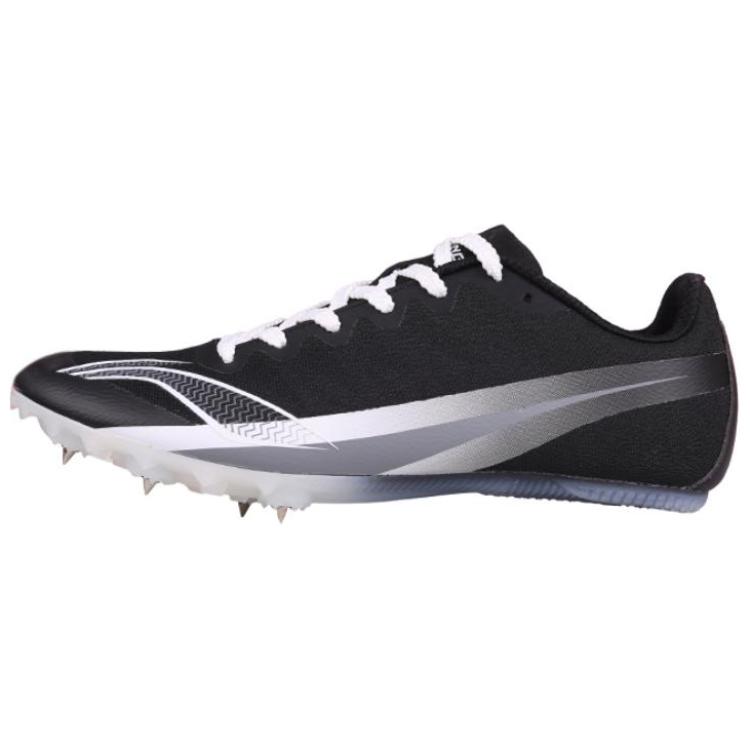 LiNing Cushioning Wear Resistant Low Top Racing Running Shoes Unisex Black Knight