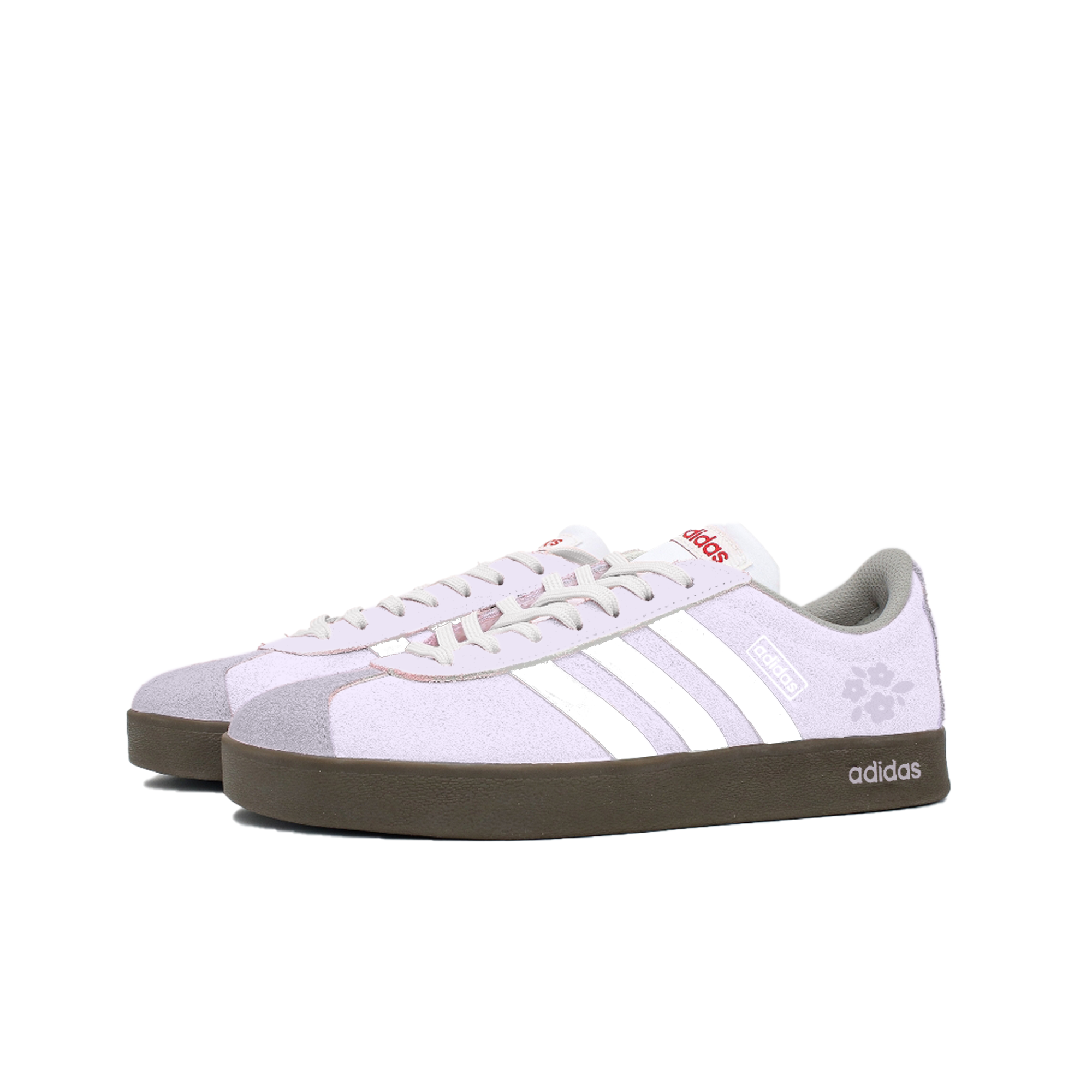 Adidas VL COURT 2.0 Abrasion Resistant Low Top Skateboard Shoes Unisex Purple купить в интернет-магазине Yoocart с быстрой доставкой по России.