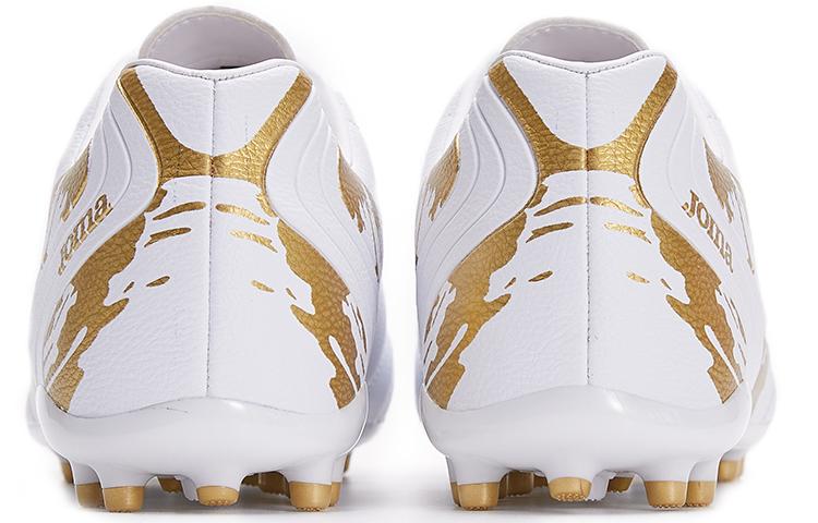 Joma Aguila MG Multi Ground Slip Resistant And Abrasion Resistant Coverage Soccer Shoes Men's White Gold купить в интернет-магазине Yoocart с быстрой доставкой по России.