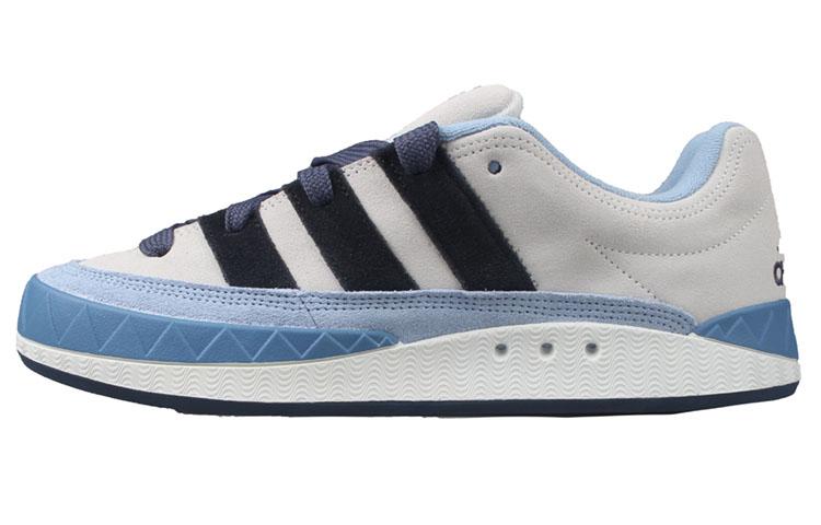 Adidas Originals Adimatic Кроссовки для скейтбординга Низкие Белый и синий цвет Унисекс
