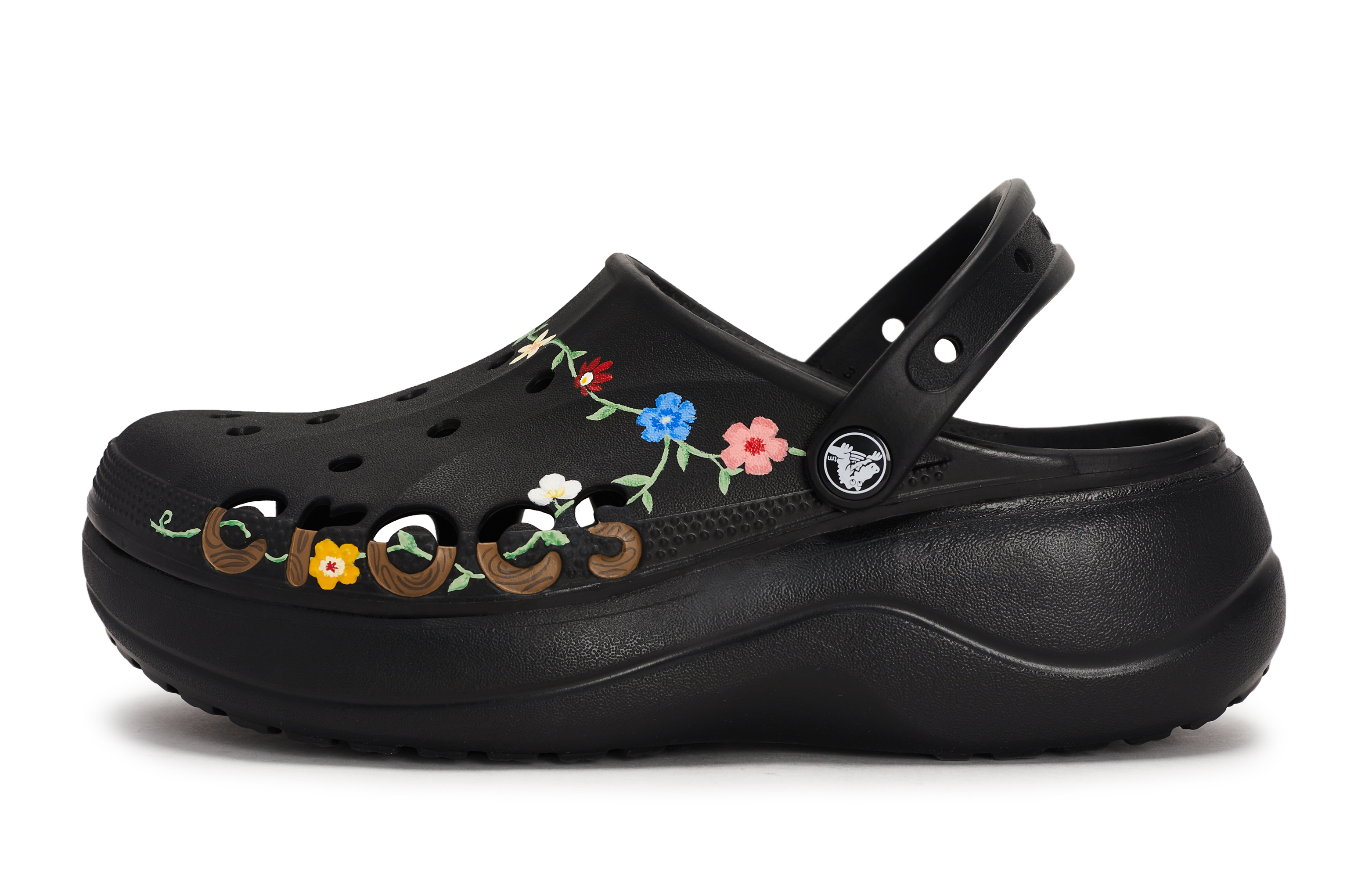 Crocs Baya Platform Clog 811 Manufacturing, Peanuts Full Road, Special Shoe Box Clogs Women's Black купить в интернет-магазине Yoocart с быстрой доставкой по России.