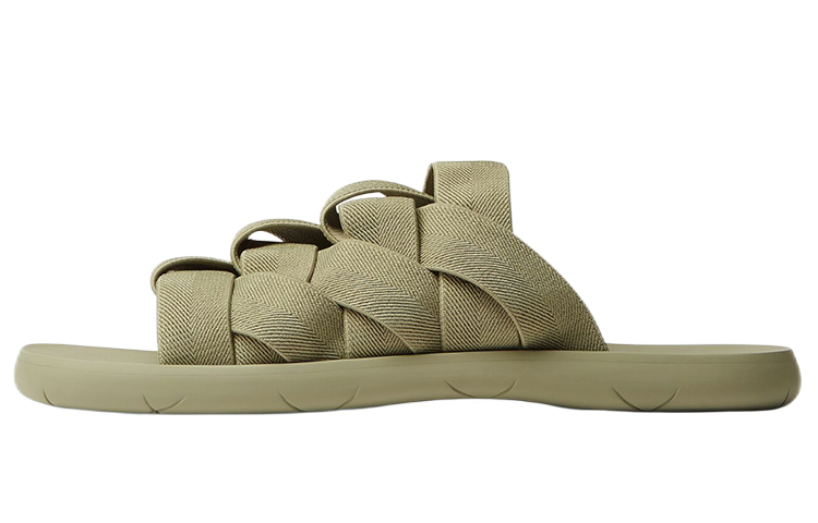 Bottega Veneta Rubber Sole Quiet Slide Slippers Men's Green