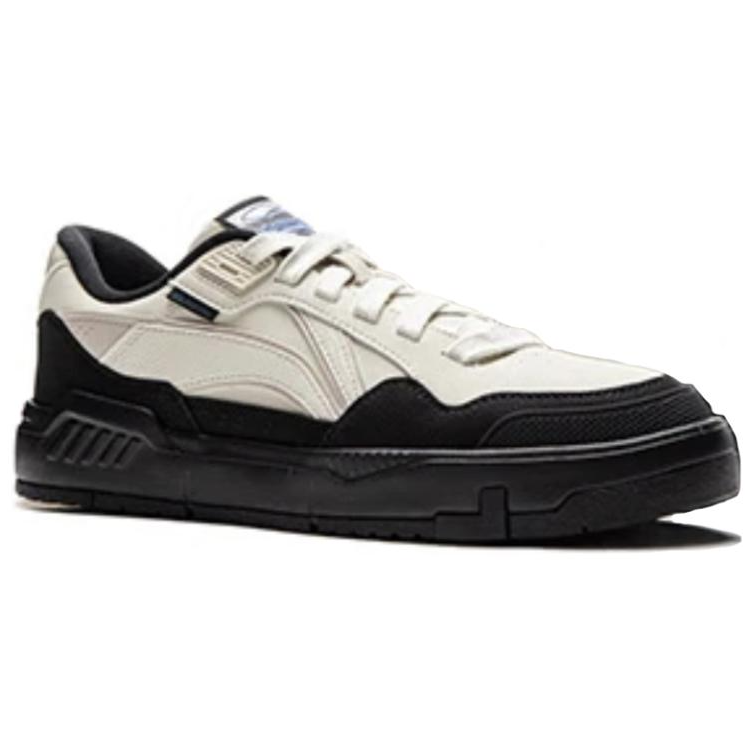 LiNing Common 80s Non-slip Lightweight Low-Top Skateboard Shoes Men's Beige Black купить в интернет-магазине Yoocart с быстрой доставкой по России.