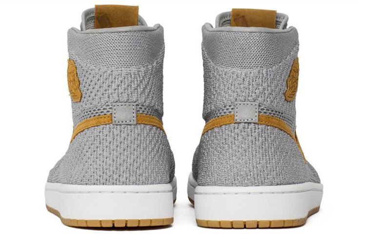 Jordan 1 Retro High Flyknit Wolf Grey купить в интернет-магазине Yoocart с быстрой доставкой по России.
