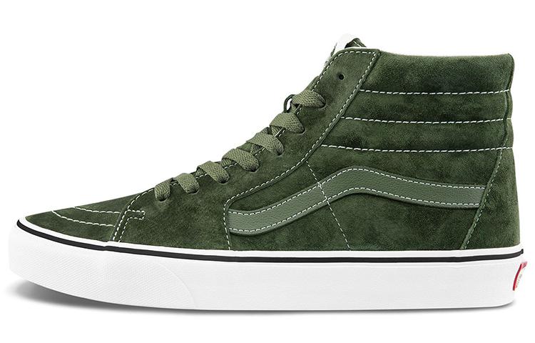 Vans SK8 Hi Pig Suede‑Olive