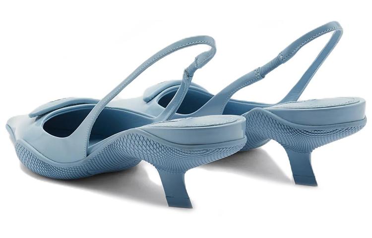 PRADA Irregular Heel High Heels Women's Blue
