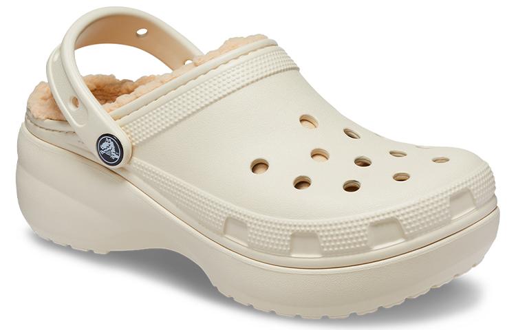 Crocs Classic Platform Lined Clog 'Bone' Women's купить в интернет-магазине Yoocart с быстрой доставкой по России.