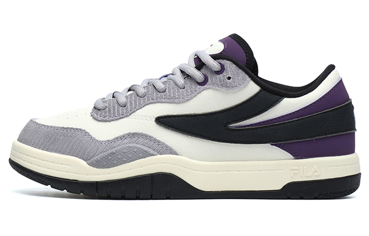FILA FUSION T88 SKB Anti-Slip Wear-Resistant Low-Top Skateboard Shoes Women's White Gray