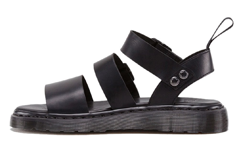 Dr. Martens Gryphon Brando Leather Gladiator Sandals 'Black'