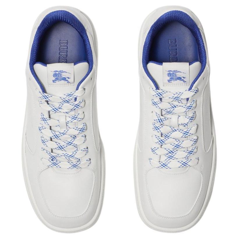 Burberry Low-Top Skateboard Shoes Men's White