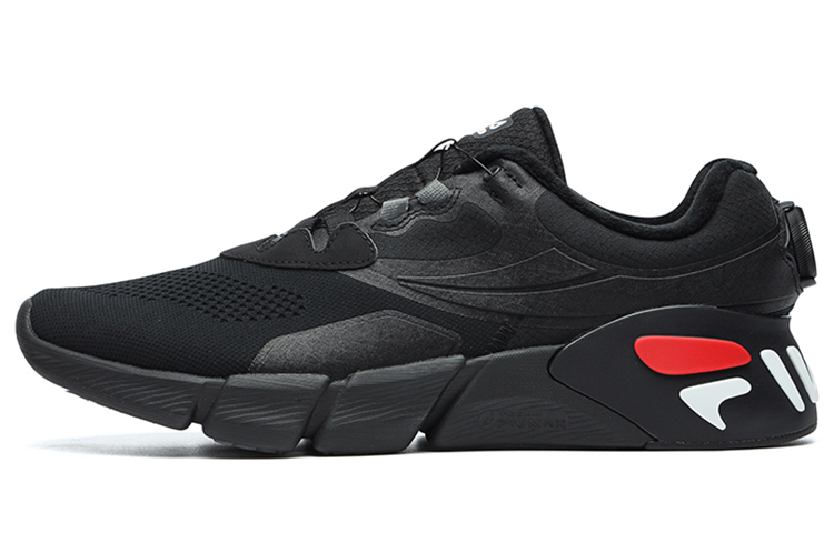 FILA Athletics Fleece Low Top 'Black Red'