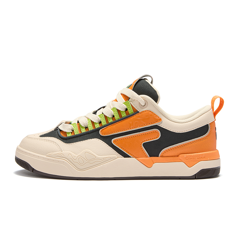 FILA FUSION Nollie Low-Top Skateboard Shoes Men's Orange Gray