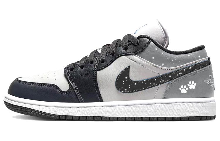 JORDAN Air JORDAN 1 Vintage Basketball Shoes Unisex Low Top Black/Blue