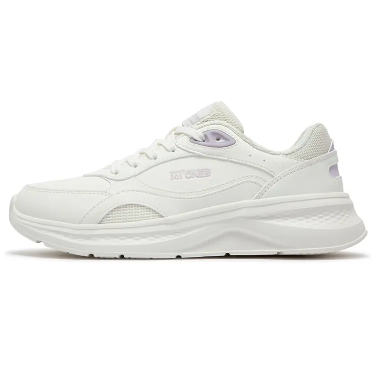 361° Abrasion Resistant Shock Absorbers Low top Casual Shoes Women's White Purple
