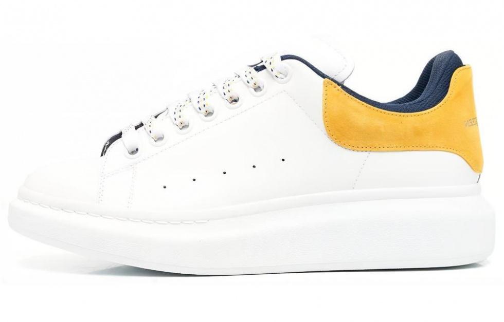 Alexander McQueen Oversized Sneaker 'White Pop Yellow Navy'