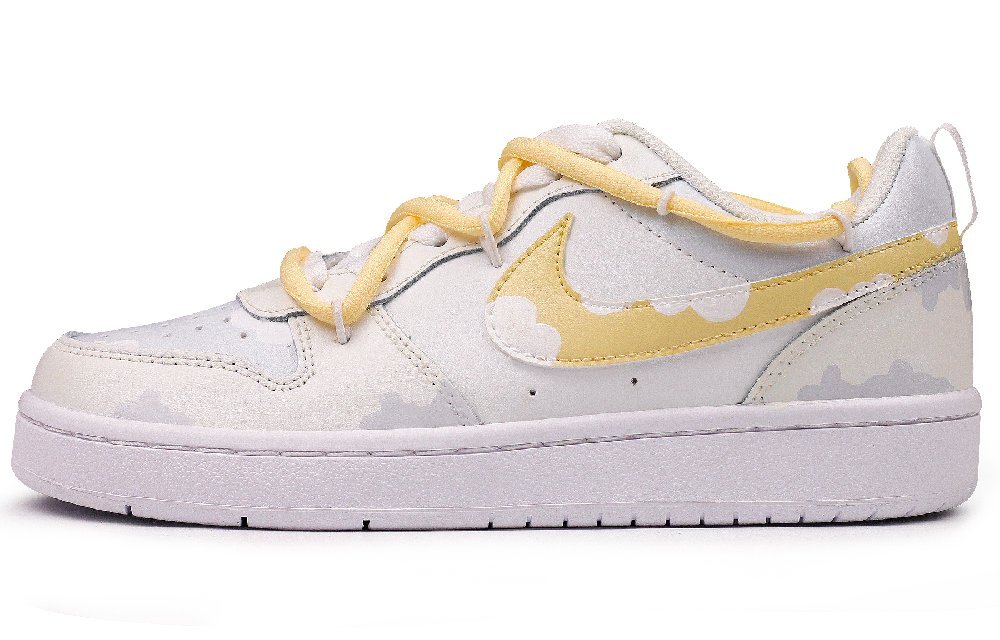 Nike Court Borough Low 2 Low-Top Skateboard Shoes GS Apricot