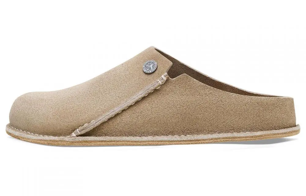 Birkenstock Closed Toe Slippers Unisex Taupe Regular