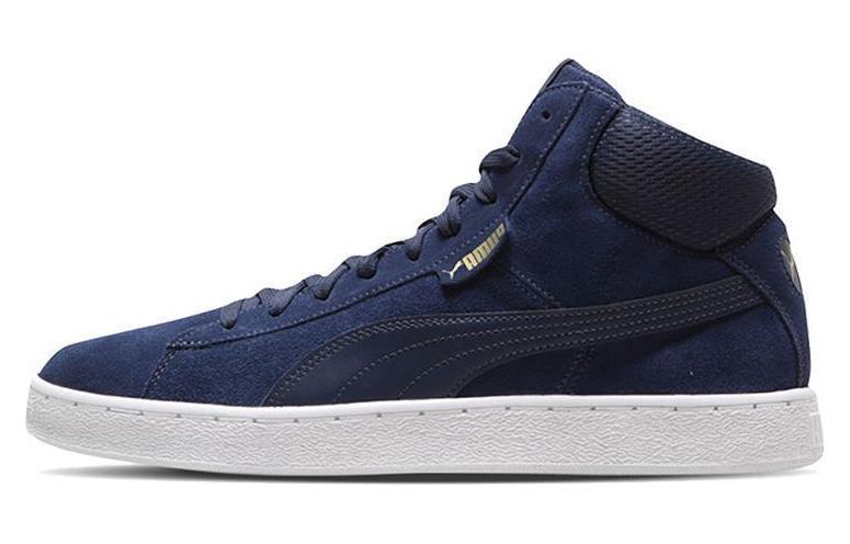 PUMA 1948 Mid Blue/White/Gold Mid Casual Board Shoes