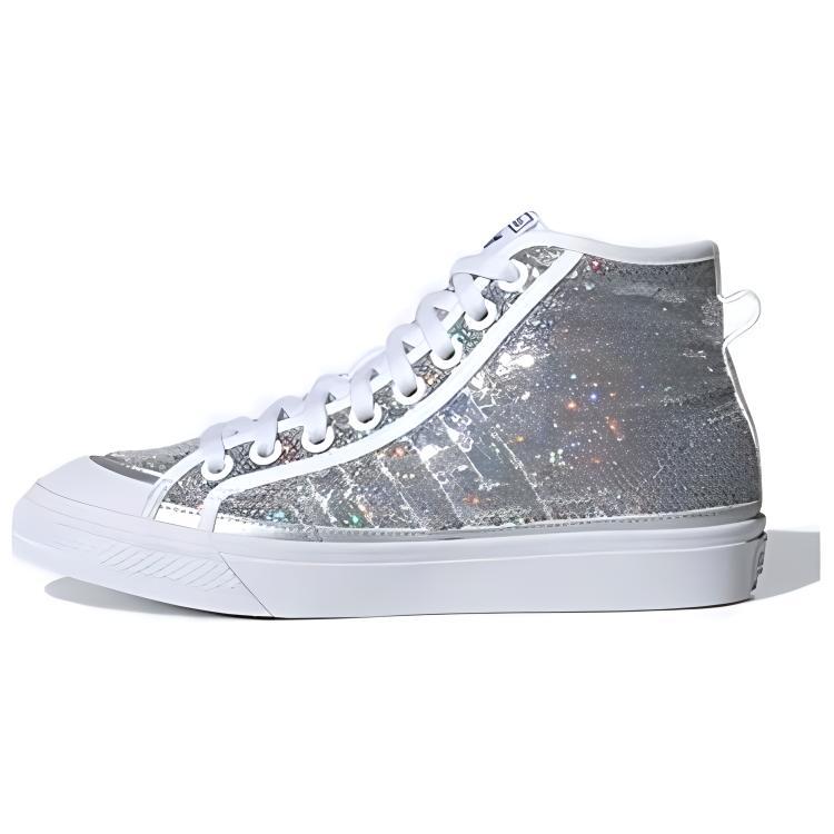 Adidas Originals Nizza Hi 'Silver White' Women's