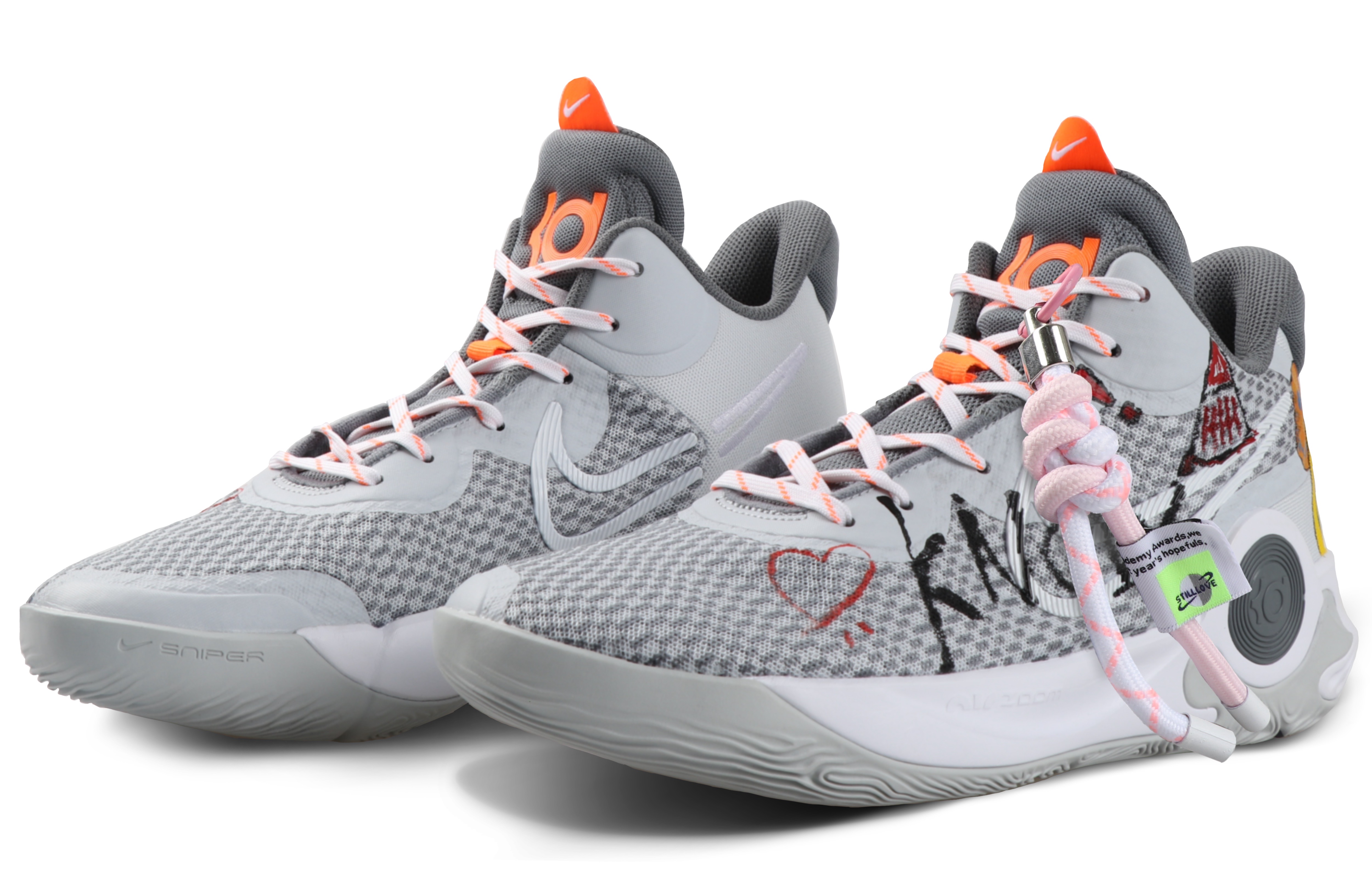 Nike KD Trey 5 IX Shock Absorbers Slip Resistant Low top Basketball Shoes Men's Gray купить в интернет-магазине Yoocart с быстрой доставкой по России.