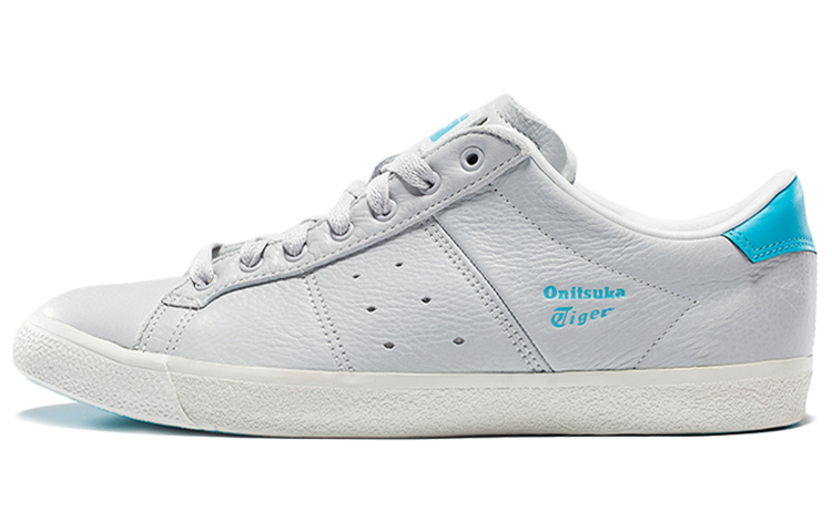Onitsuka Tiger Lawnship Abrasion Resistant Balance Low Top Skateboard Shoes Unisex Gray Blue