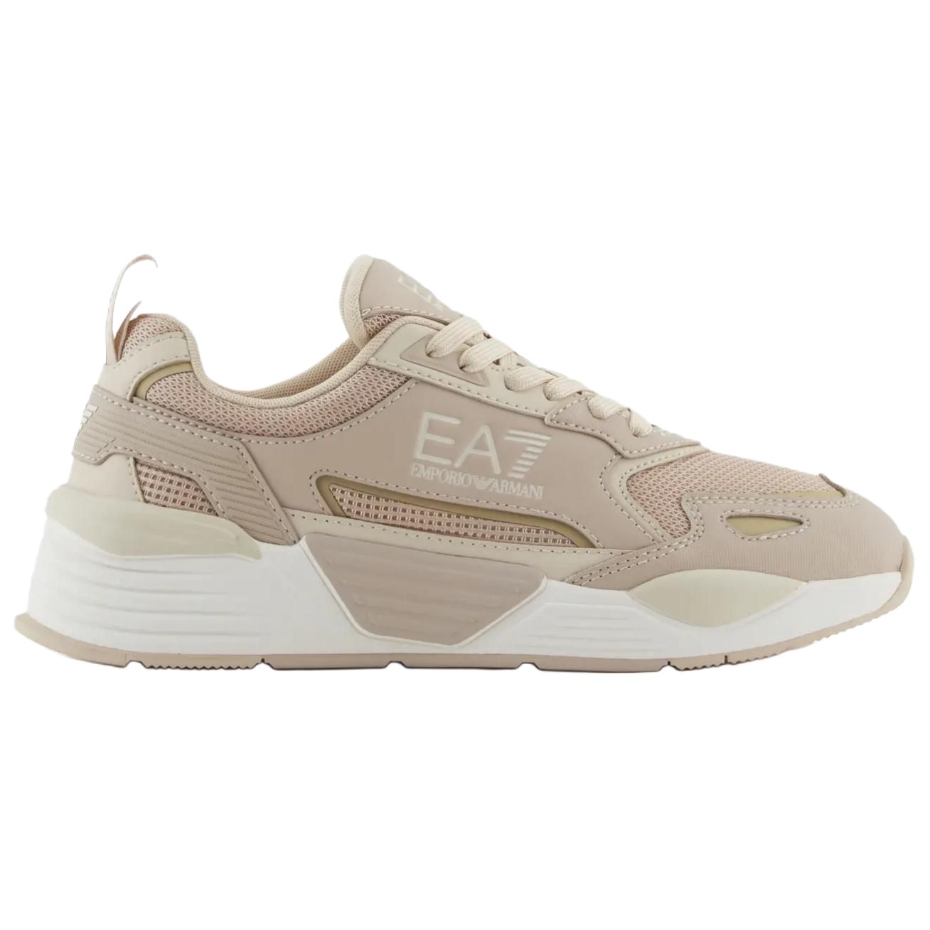 EMPORIO ARMANI EA7 Low Top Casual Shoes Unisex Beige