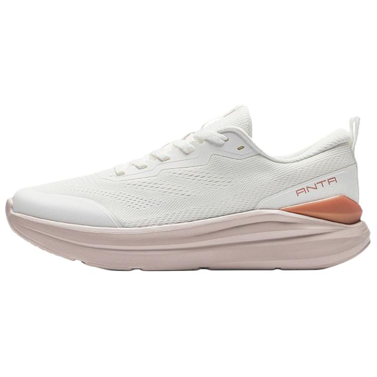 Anta Shenxing LITE Cushioning, Wear Resistant Low Top Training Running Shoes Women's Papyrus White