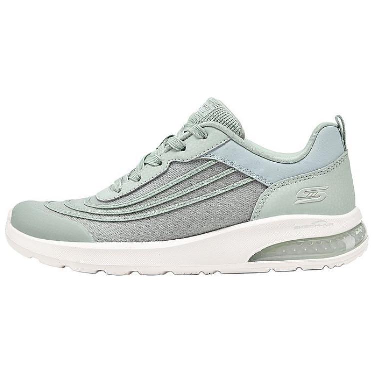 Skechers Anti Slip Wear Resistant Low Top Casual City Commute Running Shoes Women's Green