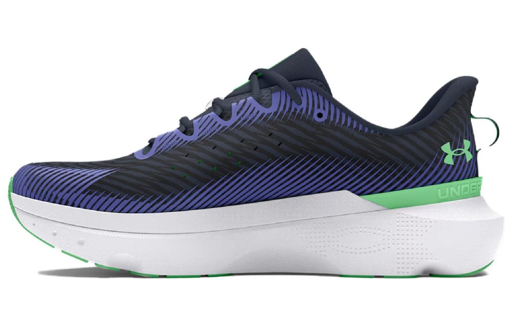 Under Armour Cushioning Wear-Resistant Low-Top Running Shoes Men's Purple White