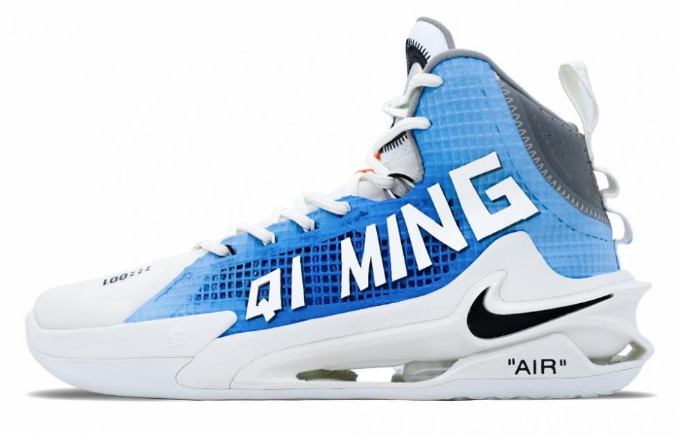 Nike Basketball Shoes Unisex High-Top Blue/Black/White