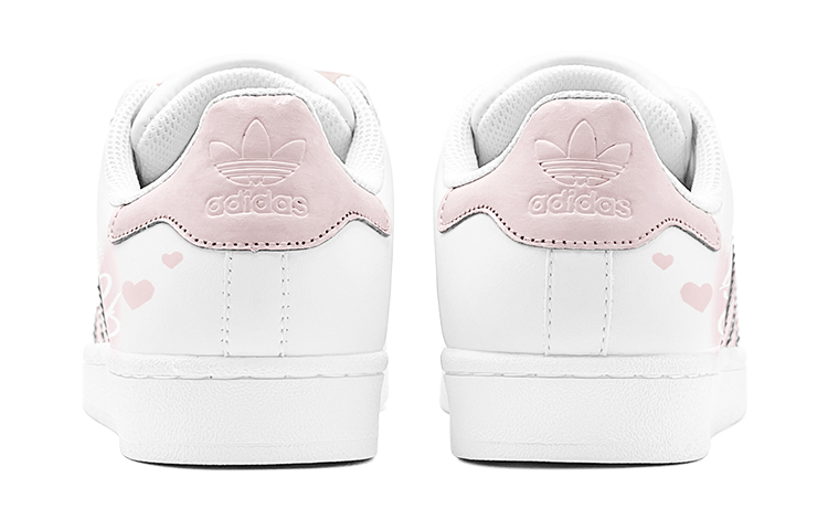 Adidas Originals Superstar White Gift Set, Love Declaration Low Top Skateboard Shoes Unisex Pink купить в интернет-магазине Yoocart с быстрой доставкой по России.