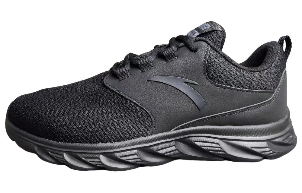 Anta Running Collection Cushioning Anti-Slip And Wear-Resistant Low-Top Running Shoes Men's Black